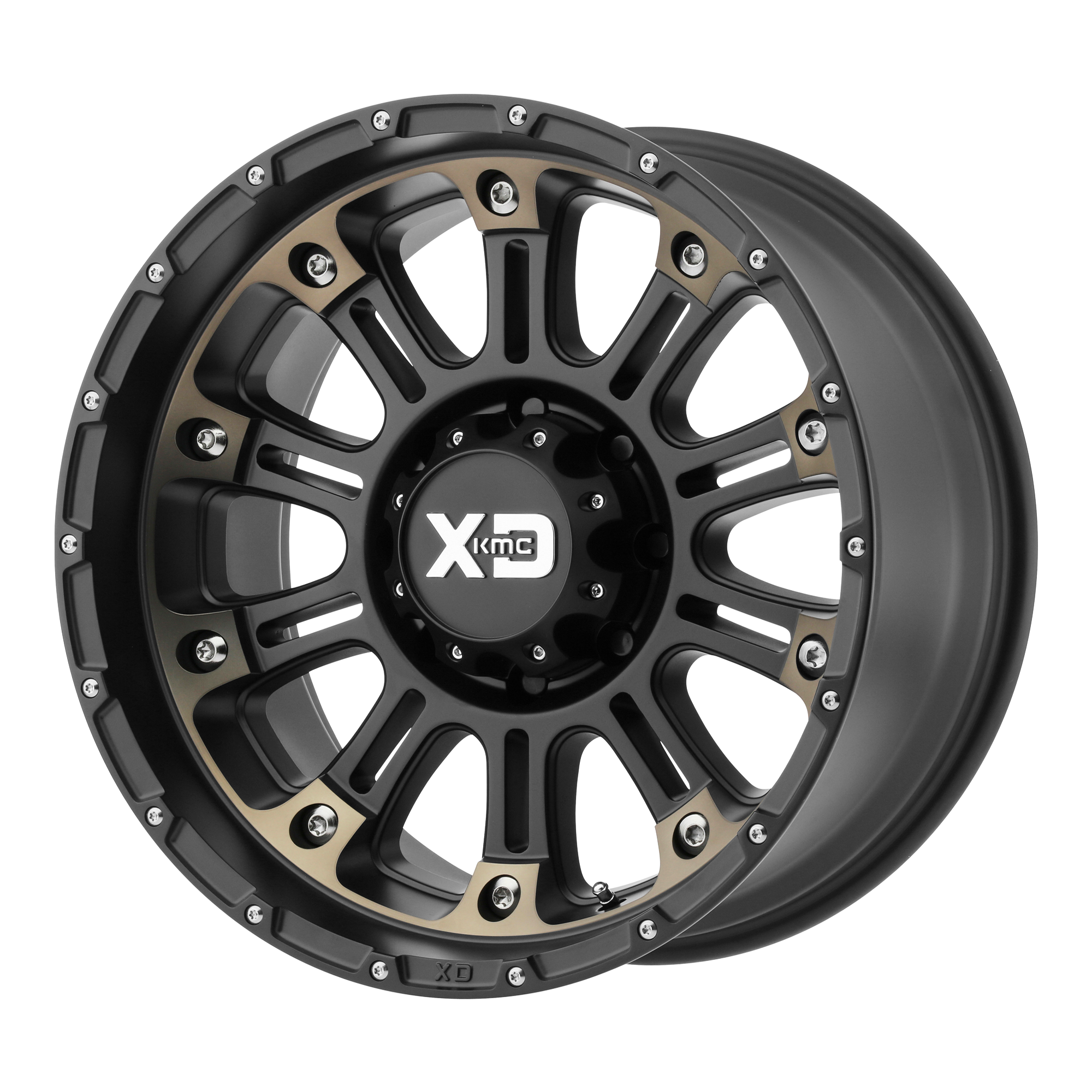 XD XD829 HOSS II 18x9 18 8x170/8x6.7 Satin Black Machined Dark Tint