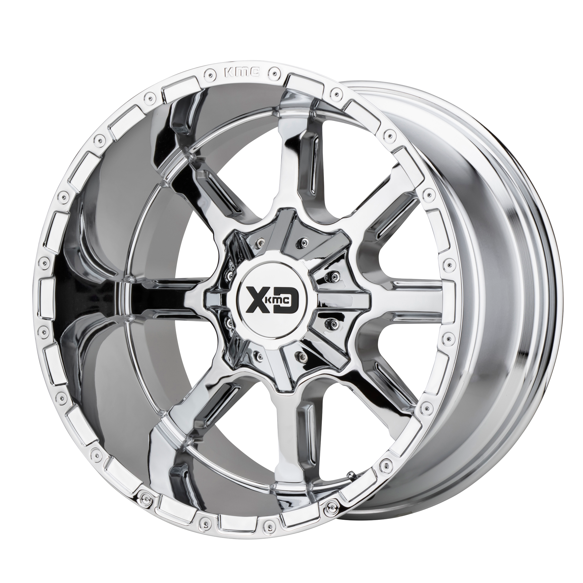 XD XD838 MAMMOTH 24x14 -76 BLANK/BLANK Chrome