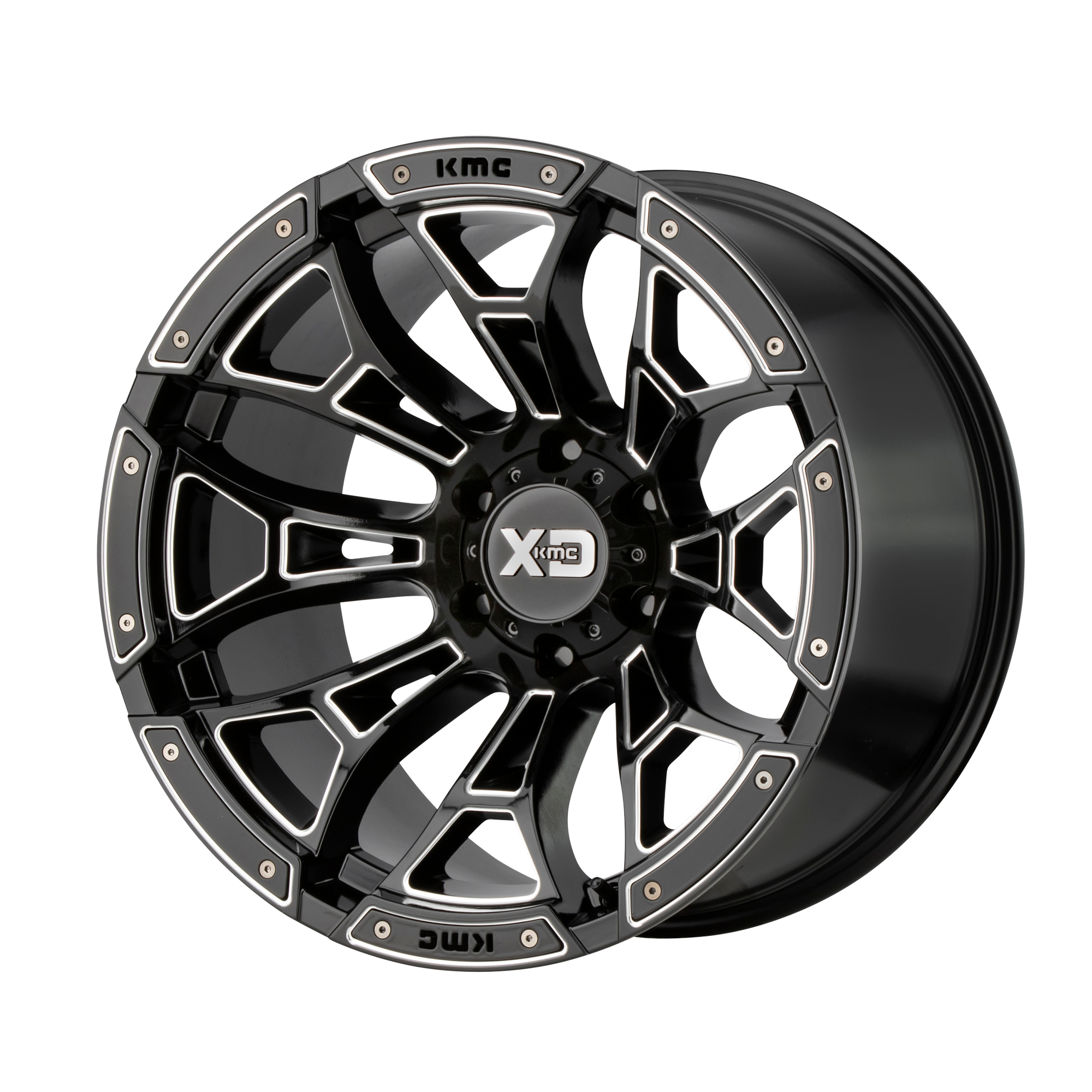 XD XD841 BONEYARD 18x10 -18 8x165.1/8x6.5 Gloss Black Milled