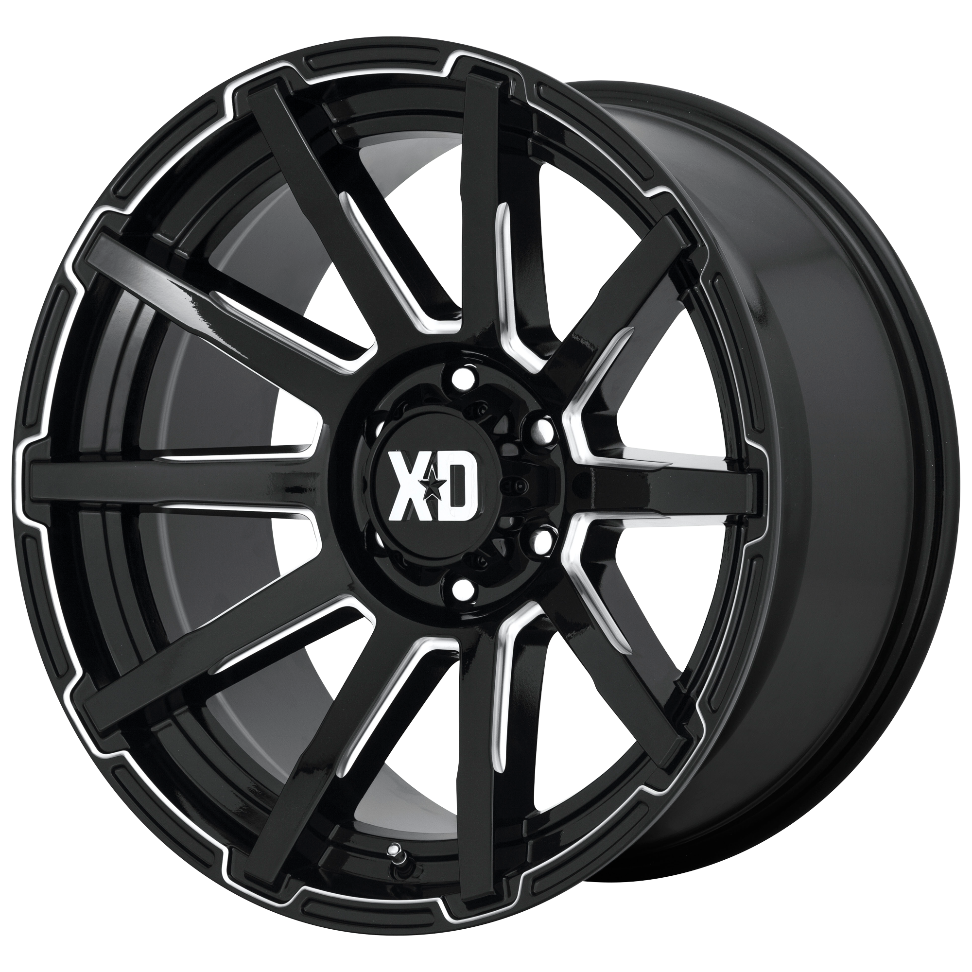 XD XD847 OUTBREAK 18x9 0 5x139.7/5x5.5 Gloss Black Milled
