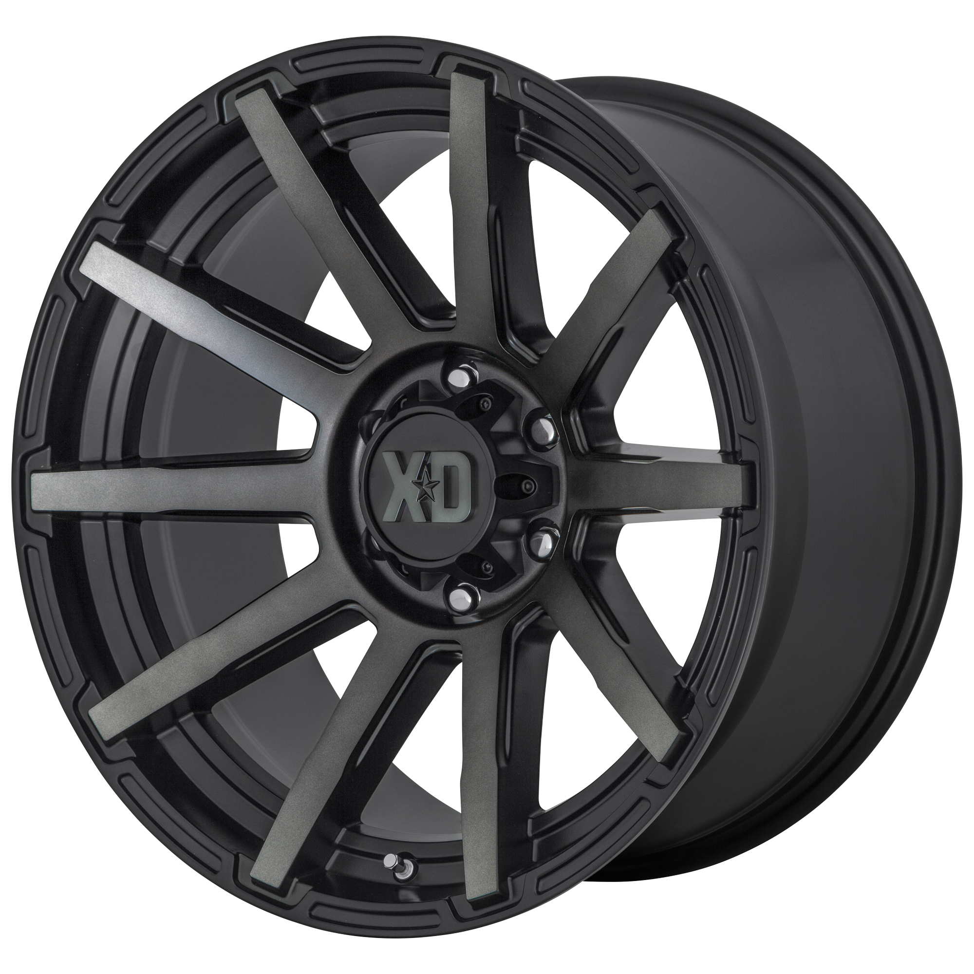 XD XD847 OUTBREAK 18X9 0 5X139.7/5X5.5 Satin Black With Gray Tint
