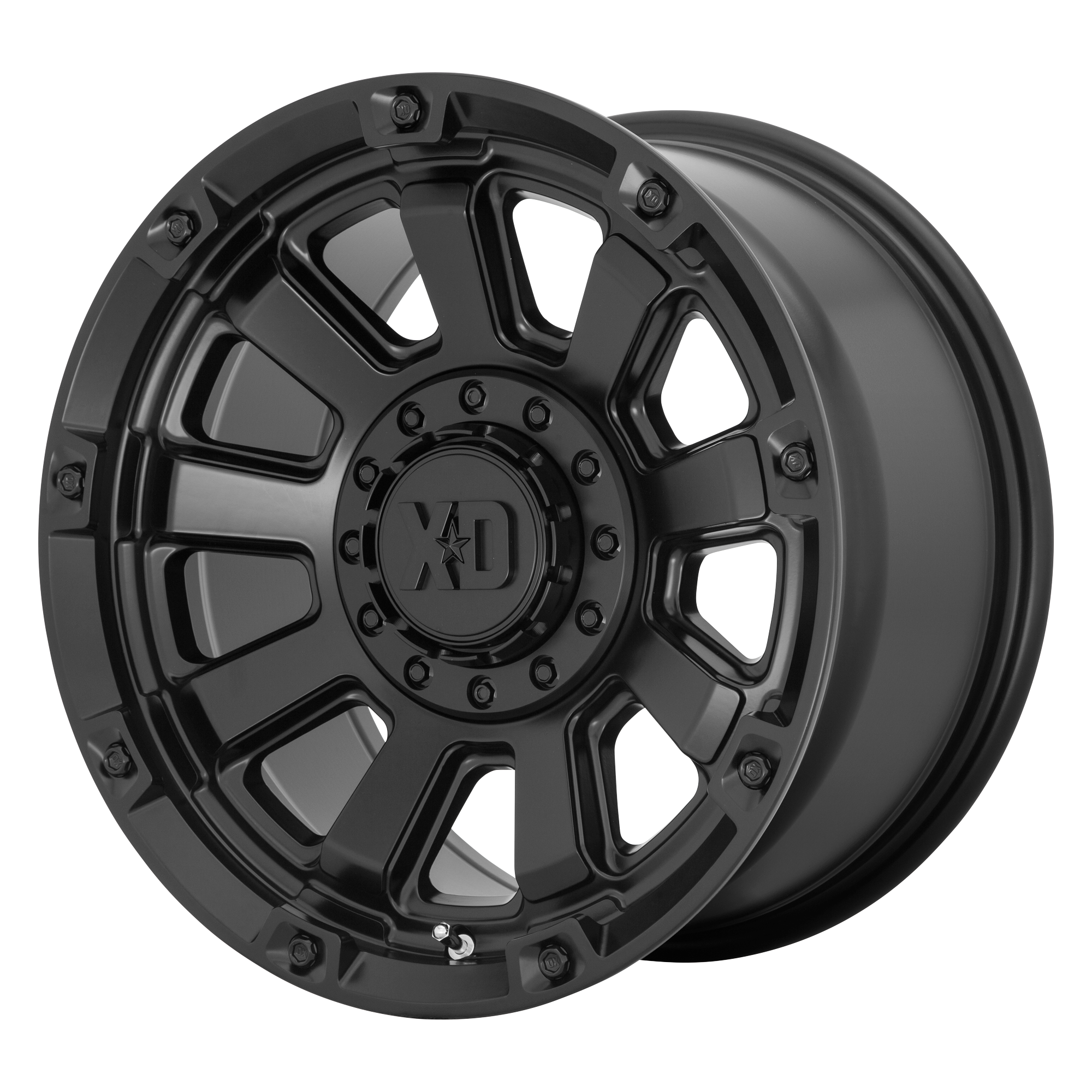 XD XD852 GAUNTLET 17x9 0 BLANK/BLANK Satin Black