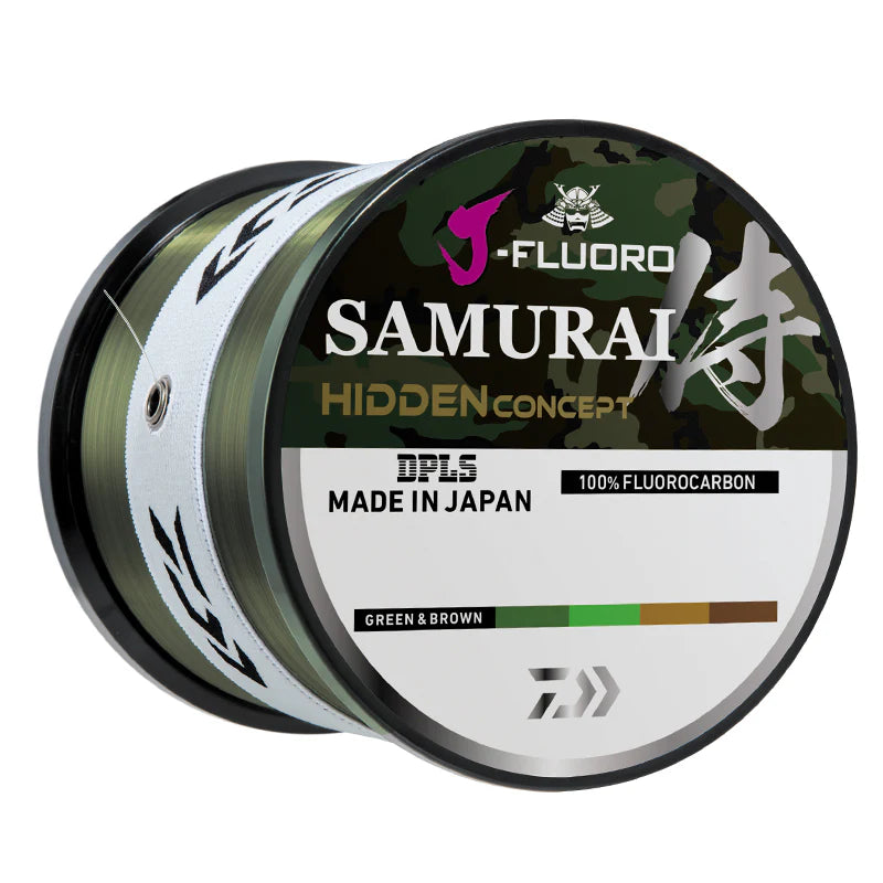 Daiwa J-Fluoro Samurai Hidden Concept Fluorocarbon Line - 10lb - 220yd
