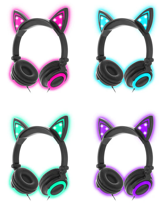 Sentry Light-up Cat Ears Headset