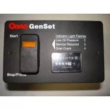 Cummins Onan | Control Panel | 028-00023 | Digital Hourmeter | For Diesel Units | Start/Stop Switch