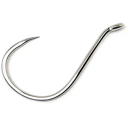 Gamakatsu Octopus Hook, Barbless, Needle Point, Offset Ringed Eye Size 4