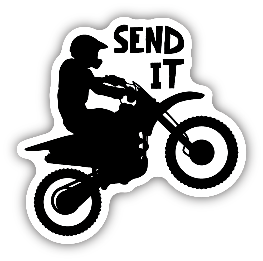 Send It Dirt Bike Sticker