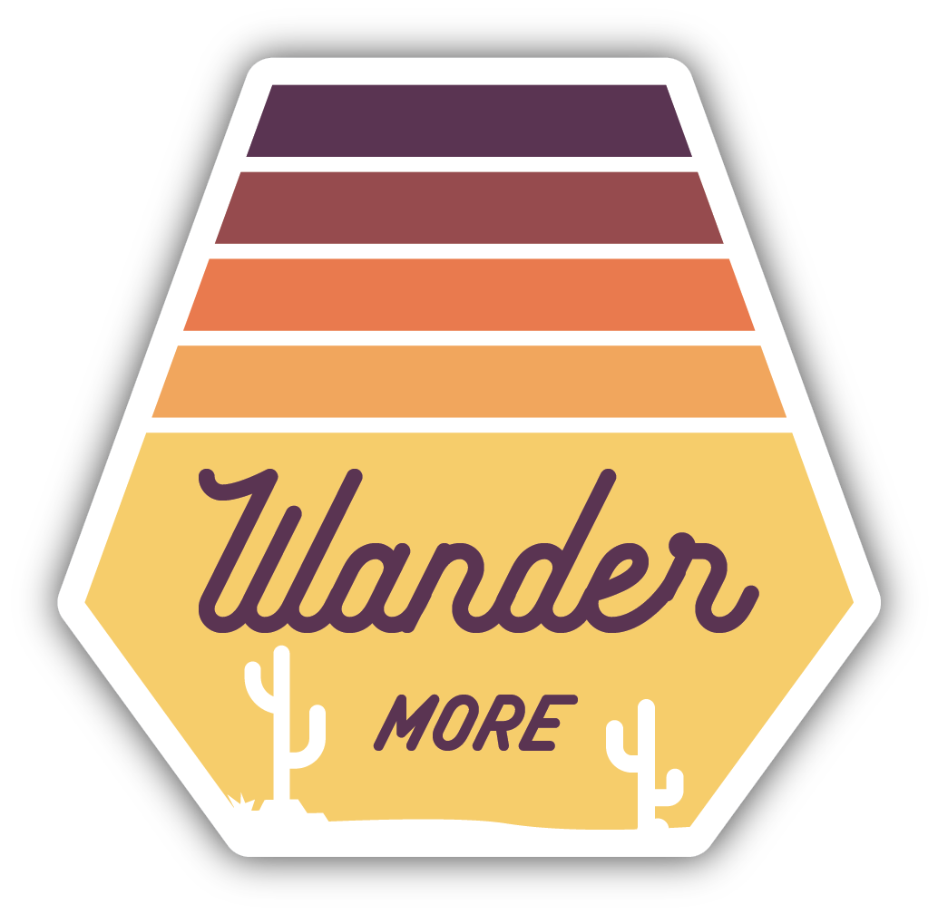 Wander More Desert Large