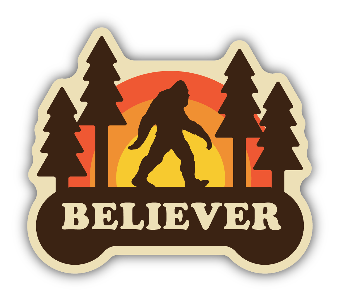 Sasquatch Believer Sticker