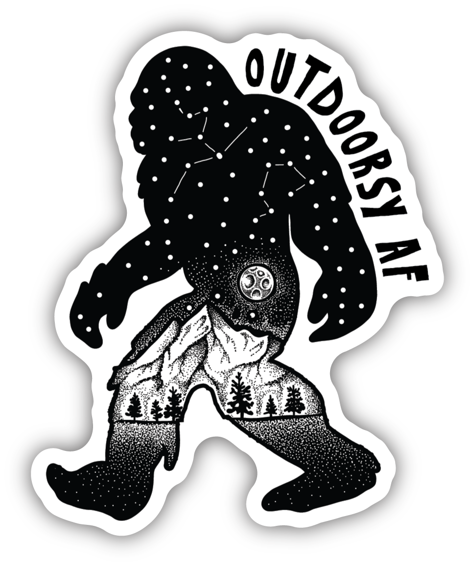 Sasquatch Constellation Sticker