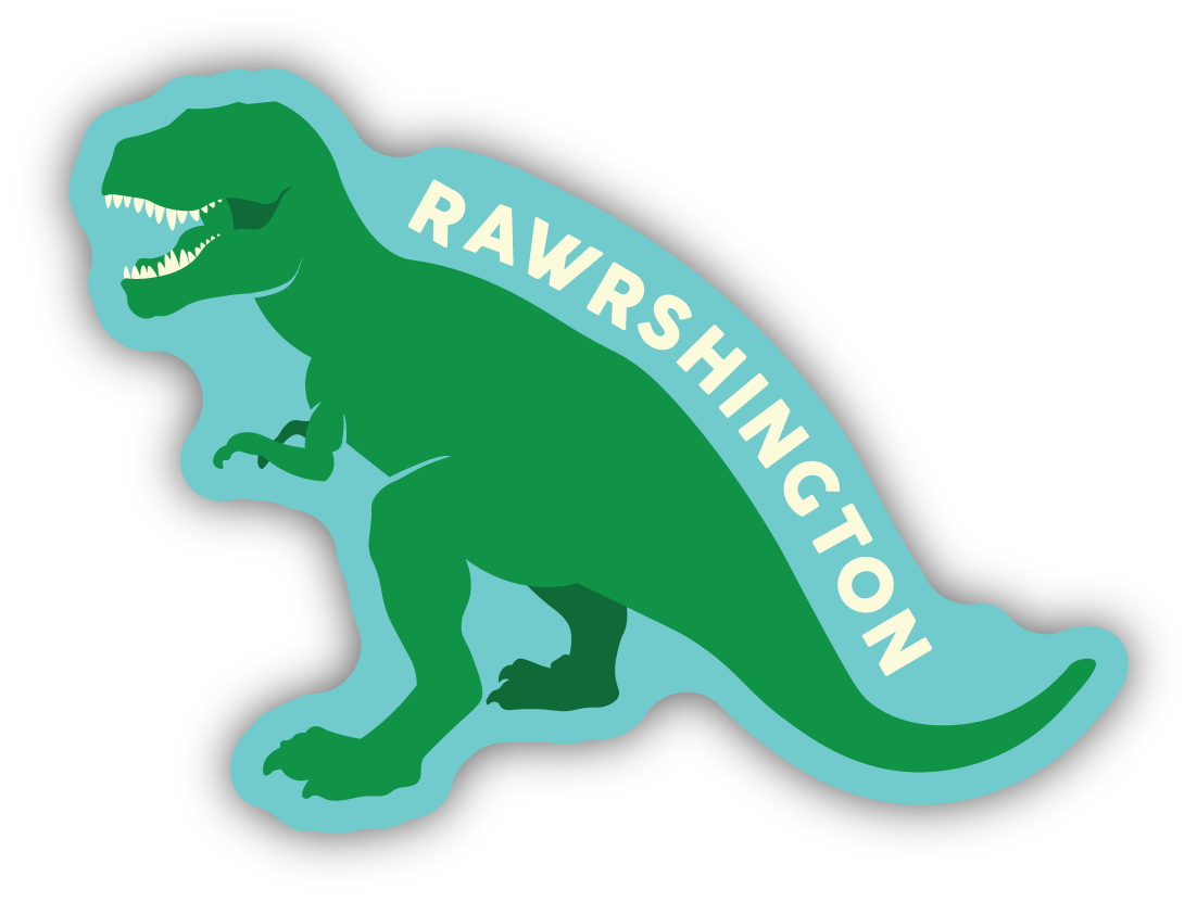 Tyrannosaurus Rex Large Sticker