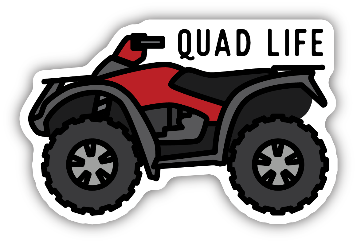 Quad Life ATV Sticker