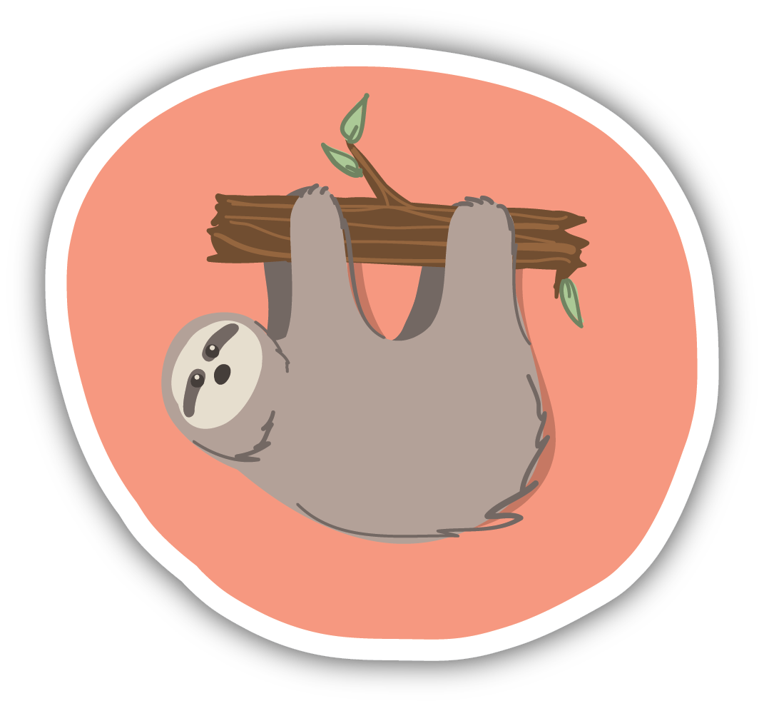 Sloth Sticker