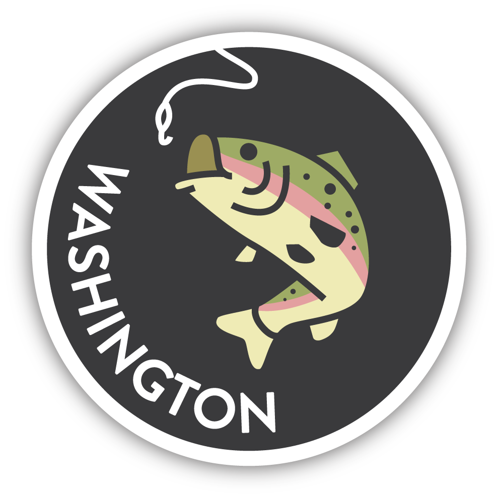 WA Rainbow Trout Sticker