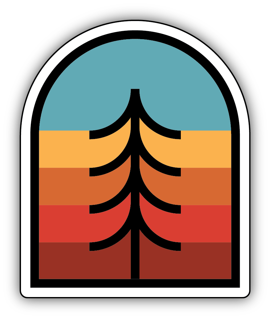 Tree Crest Large Sticker
