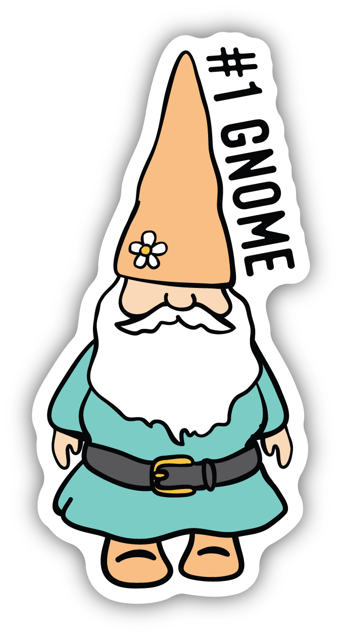 #1 Gnome Sticker