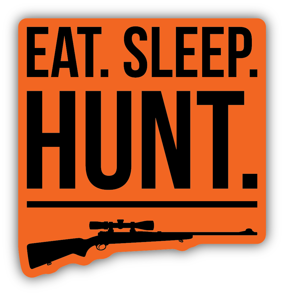 Eat/Sleep/Hunt Sticker
