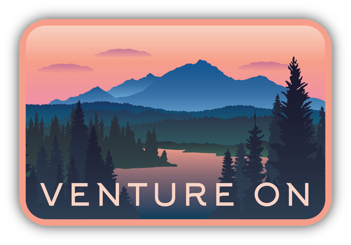 Venture On Sticker