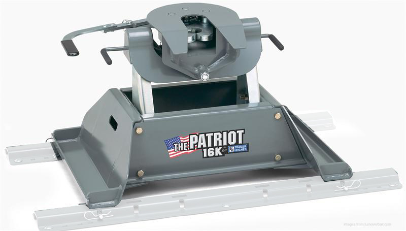 B&W RVK3200 Patriot 16K Fifth Wheel Hitch - Fits Industry Standard Rails