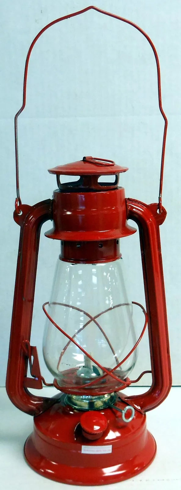 Valley Hurricane Lantern Kerosene Fueled, Red
