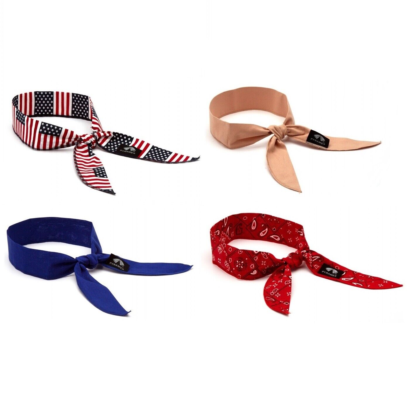 Pyramex CNB100 Cooling Neck Bandana with Polymer Crystal Beads for Heat Stress (1 Bandana)