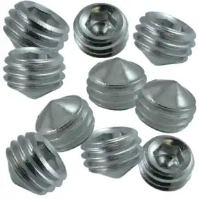 Sea Dog 316 Stainless Steel Set Screws, SS Cone Point Set Screw