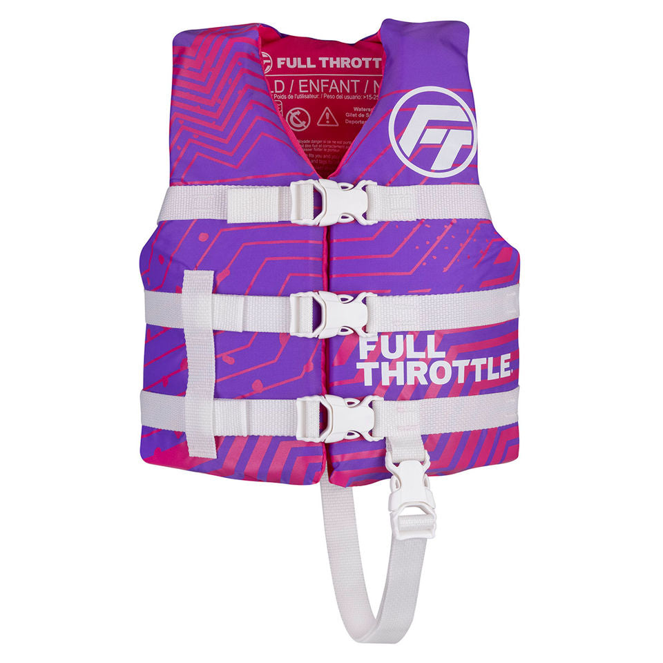 Child Nylon Life Jacket - Purple