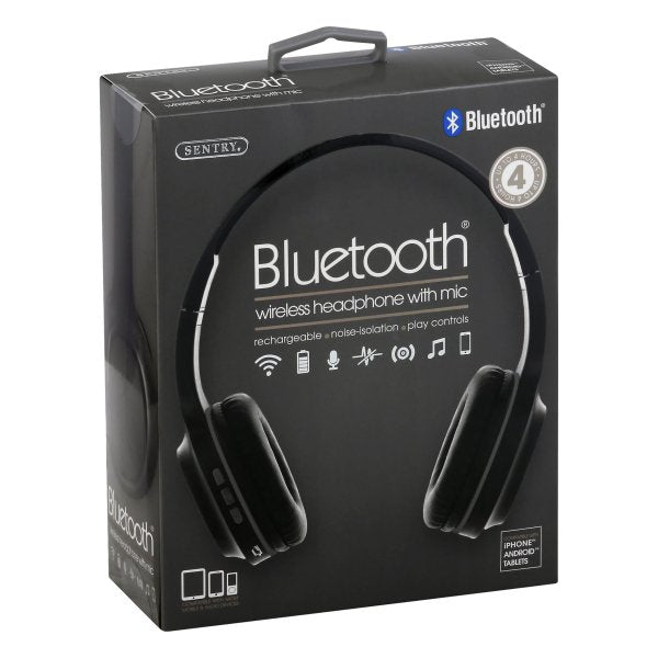 Sentry Bluetooth Wireless Headphone with Mic