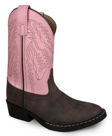 Smoky Mountain Youth Girls Monterey Western Round Toe Boots Style Size Youth 3 1/2