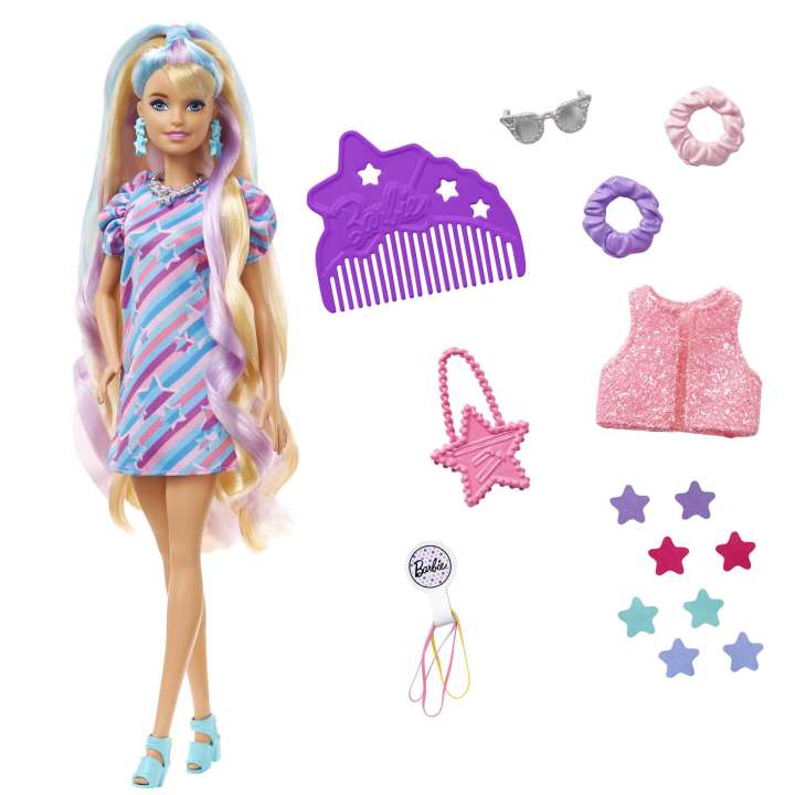 Barbie Totally Hair Star-themed Doll
