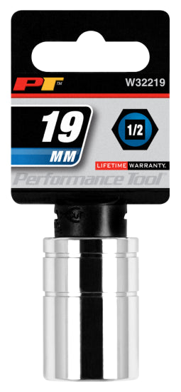 1/2" DR 19MM 6PT SOCKET