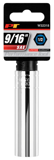 1/2 in. Dr. 9/16 in. 6pt DW Socket