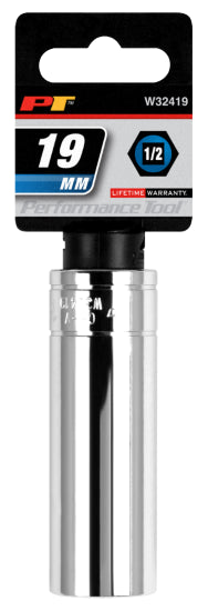 1/2 in. Dr. 19 mm 6pt DW Socket