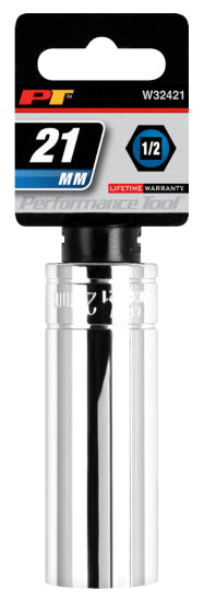1/2 in. Dr. 21 mm 6pt DW Socket