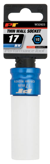 1/2 in. Dr. 17 mm Thin Wall Socket