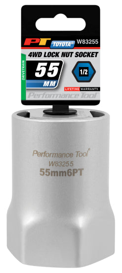 1/2 Dr. Lock Nut Socket 55 mm Hex